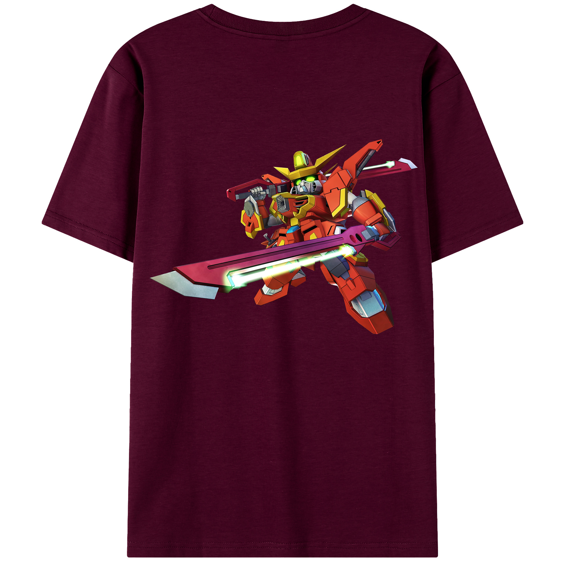 （画像用） 機動戦士ガンダム Mobile Suit Gundam レディース半袖Tシャツ(バックプリント)